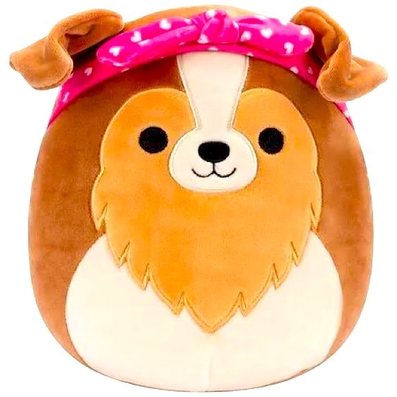 Squishmallows  Andres the Sheltie Dog  4” - Picture 1 of 2